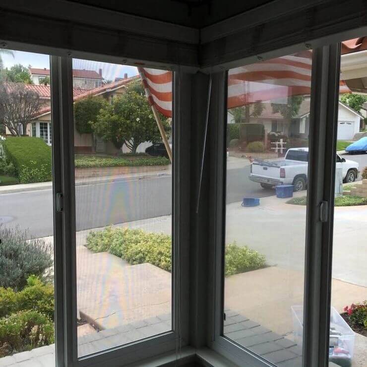Crystal-clear windows after a Bright N Shiny cleaning
